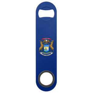 Michigan State Flag Bar Key