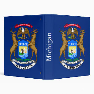 Michigan State Flag Binder