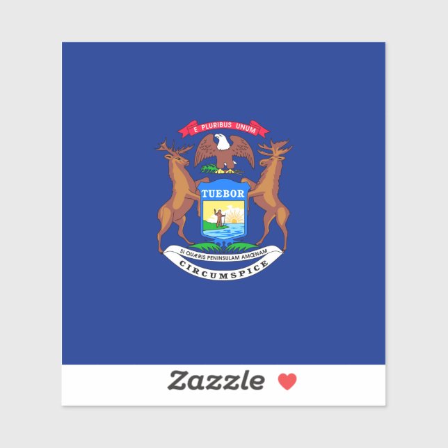 Michigan State Flag Design (Sheet)