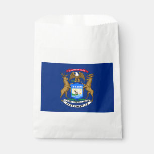Michigan State Flag Favour Bag