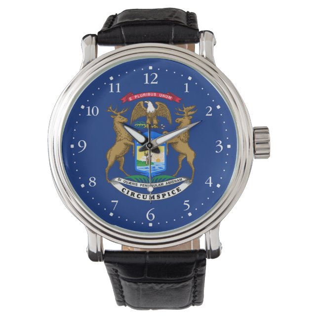 Michigan State Flag Watch (Front)