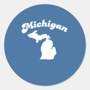 MICHIGAN STATE MOTTO T-SHIRT T-shirt Classic Round Sticker