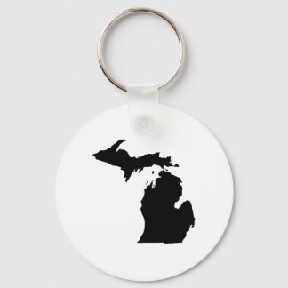 Michigan State Outline Keychain