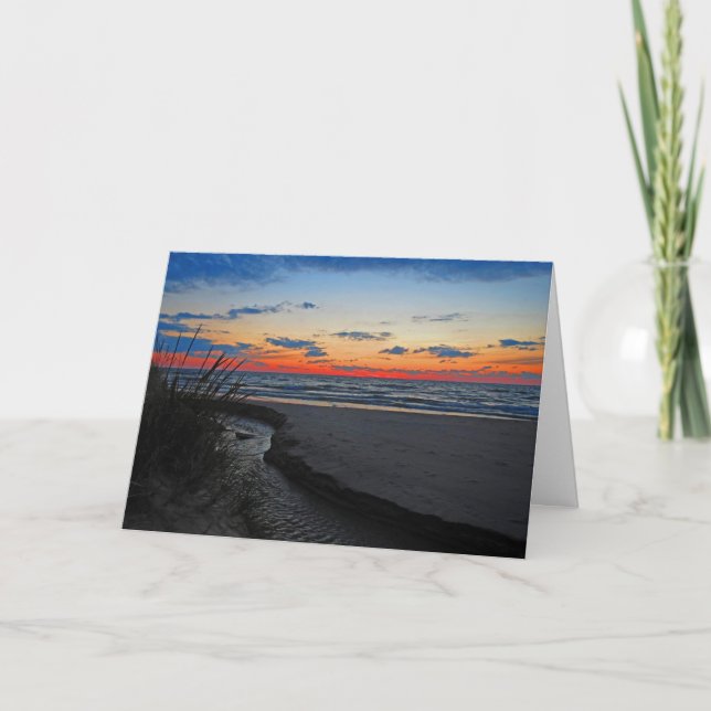 Michigan Sunset Card (Front)