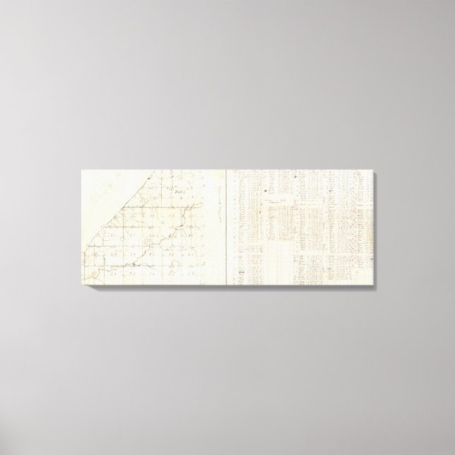 Michigan Survey Canvas Print (Front)