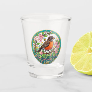 Michigan USA Shot Glass