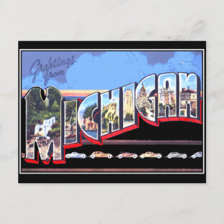 Michigan Vintage Postcard