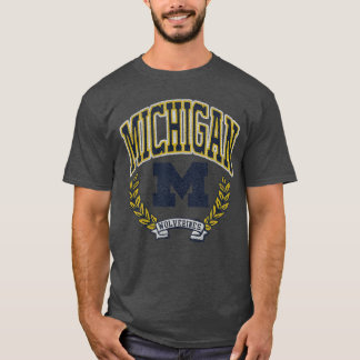 Michigan Wolverines Vintage Victory Grey Officiall T-Shirt