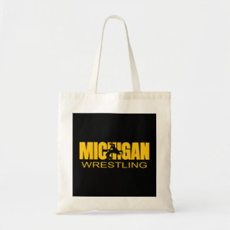 Michigan Wrestling Freestyle Wrestler MI The Wolve Tote Bag