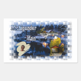 Michigander Man Winter! Sticker