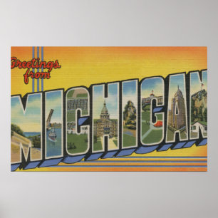 MichiganLarge Letter ScenesMichigan Poster