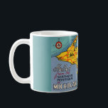 Michigan's Northern Peninsula Map Coffee Mug<br><div class="desc">Great vintage postcard of Michigan's Northern Peninsula wonderfully colourful!</div>
