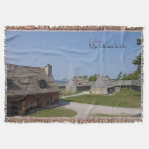 Michilimackinac coloniale jeter la couverture