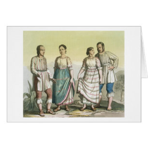 Michoacan Indians in Traditional Costume, Mexico (