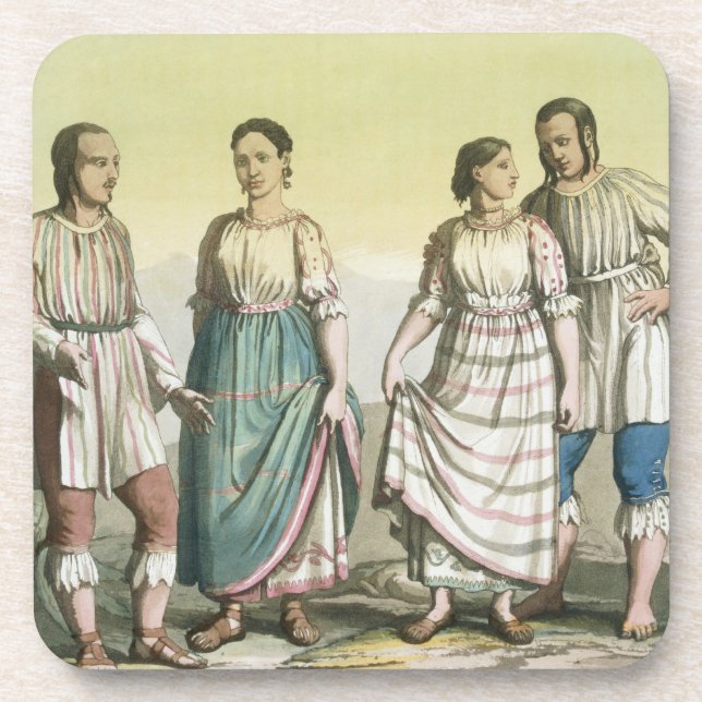 Michoacan Indians in Traditional Costume, Mexico ( Coaster (Front)