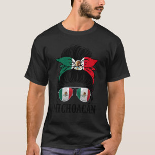 Michoacan Mexico Pride Mexican Flag State T-Shirt