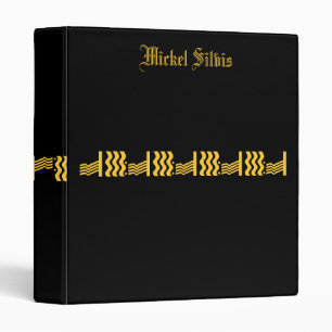Mickel Silvis-Name-Binder Binder