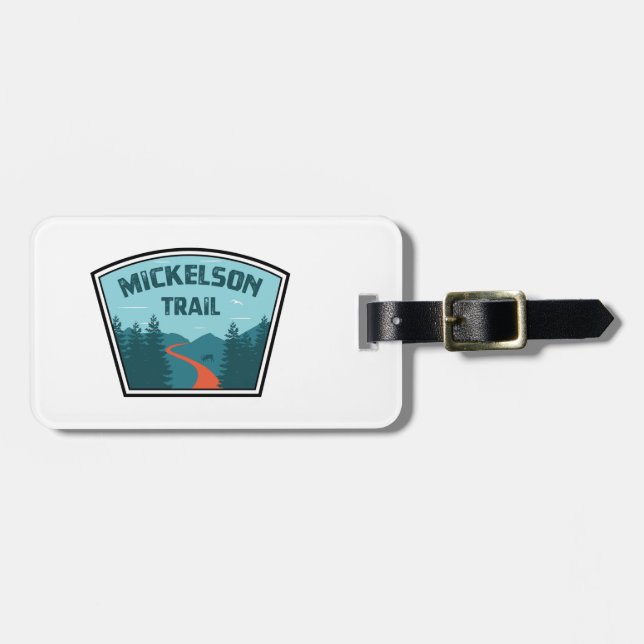 Mickelson Trail Luggage Tag (Front Horizontal)