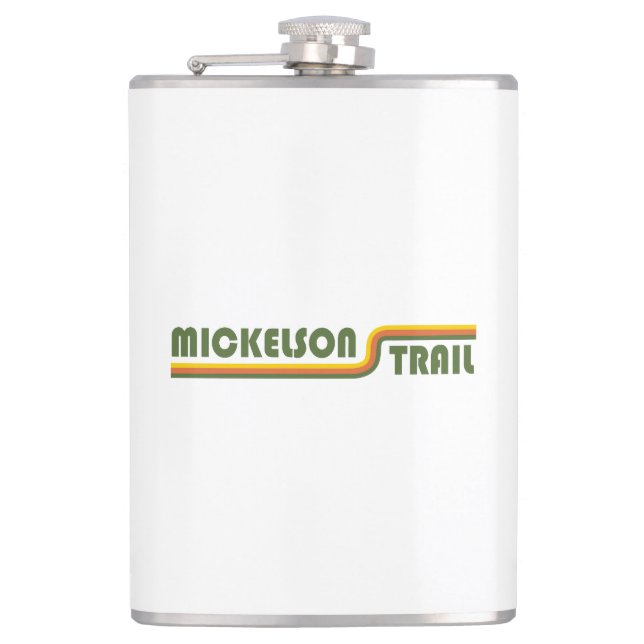 Mickelson Trail South Dakota Hip Flask (Front)
