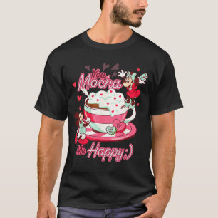 Mickey &amp; Minnie Valentine's Day You Mocha Me H T-Shirt