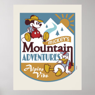 Mickey and Donald Mountain Adventures Poster