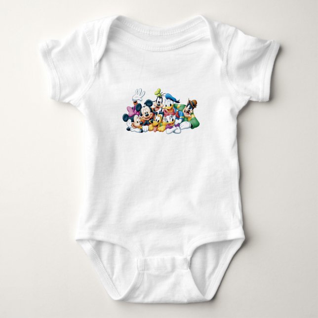 Mickey and Friends Baby Bodysuit (Front)