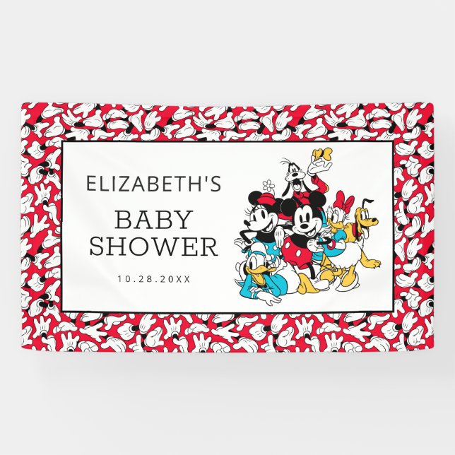 Mickey and Friends Baby Shower Banner (Horizontal)