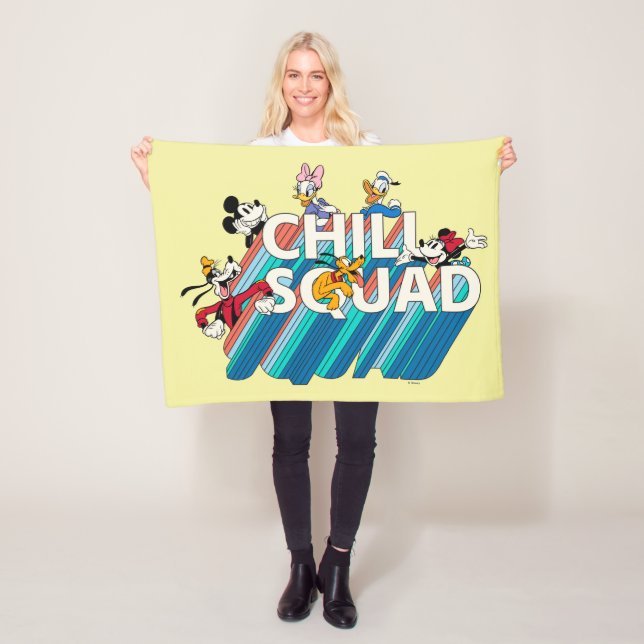 Mickey and Friends | Chill Squad Fleece Blanket (In Situ)