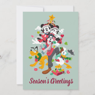 Mickey and Friends   Christmas Pyramid Card