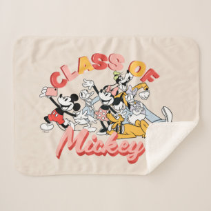 Mickey and Friends   Class of Mickey Sherpa Blanket