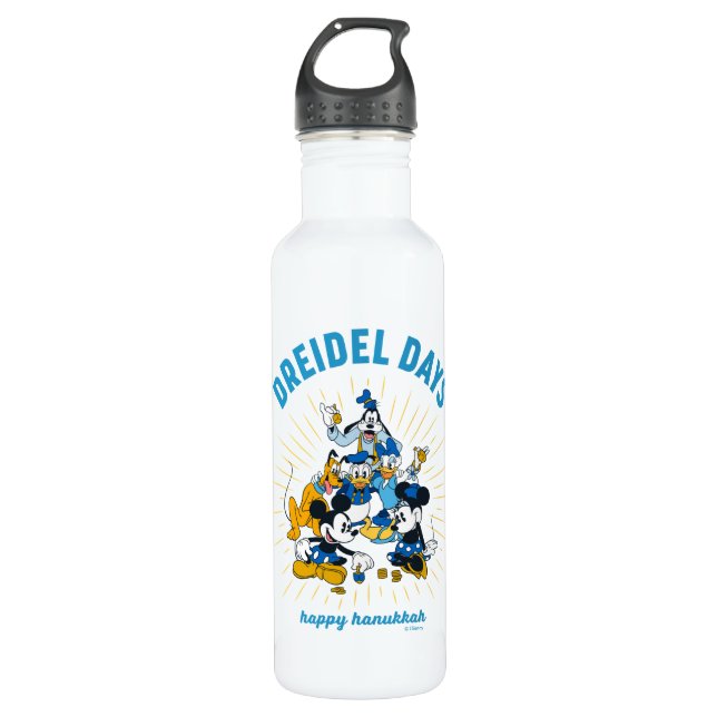 Mickey and Friends | Dreidel Days 710 Ml Water Bottle (Front)