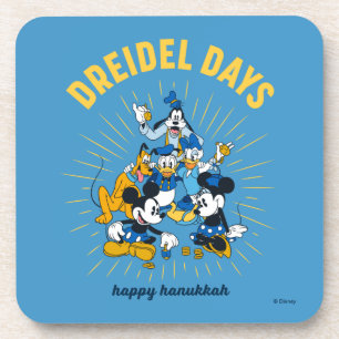 Mickey and Friends   Dreidel Days Coaster