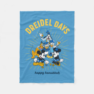 Mickey and Friends   Dreidel Days Fleece Blanket