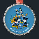 Mickey and Friends | Dreidel Days Metal Ornament<br><div class="desc">Happy Hanukkah from Mickey and Friends! This super cute graphic features Mickey and Friends celebrating Hanukkah.</div>