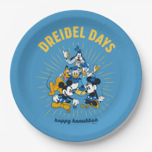 Mickey and Friends Dreidel Days Paper Plate