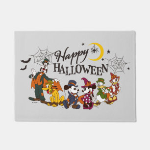 Mickey and Friends   Happy Halloween Doormat