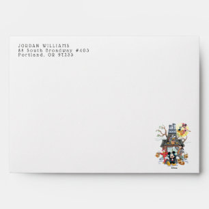 Mickey and Friends Haunted House Envelope