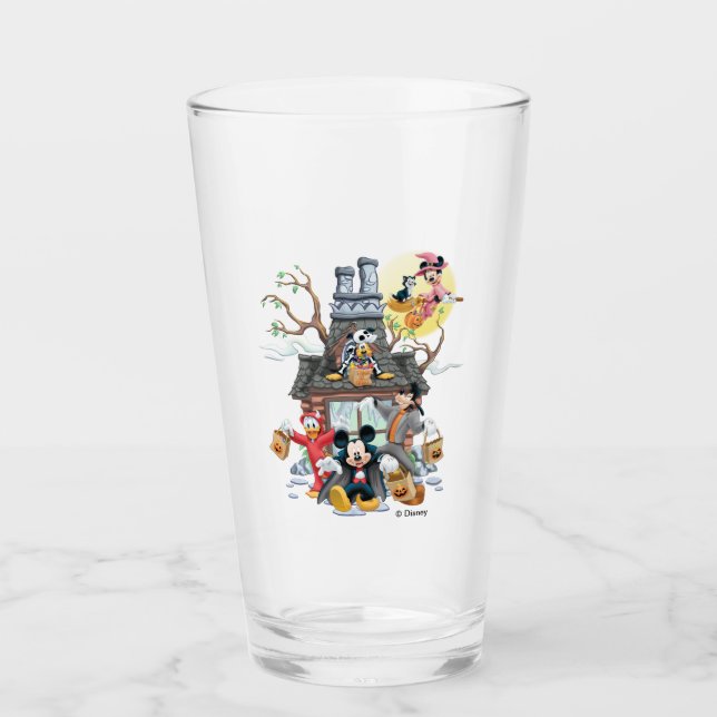 Mickey and Friends Haunted House Glass (Front)