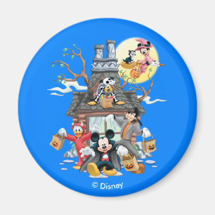 Mickey and Friends Haunted House Magnet