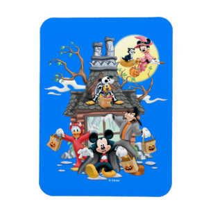 Mickey and Friends Haunted House Magnet