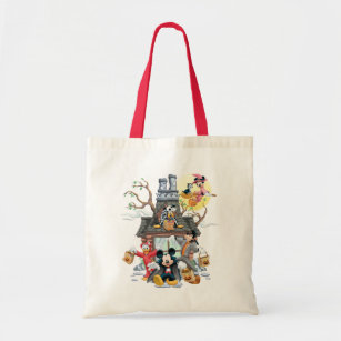 Mickey and Friends Haunted House Tote Bag