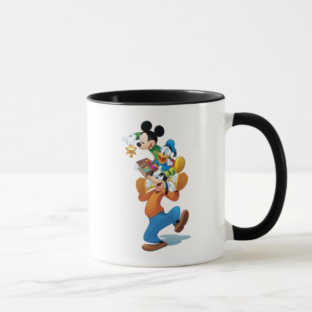 Mickey And Friends | Mickey Decorating The Tree Mug (Right)