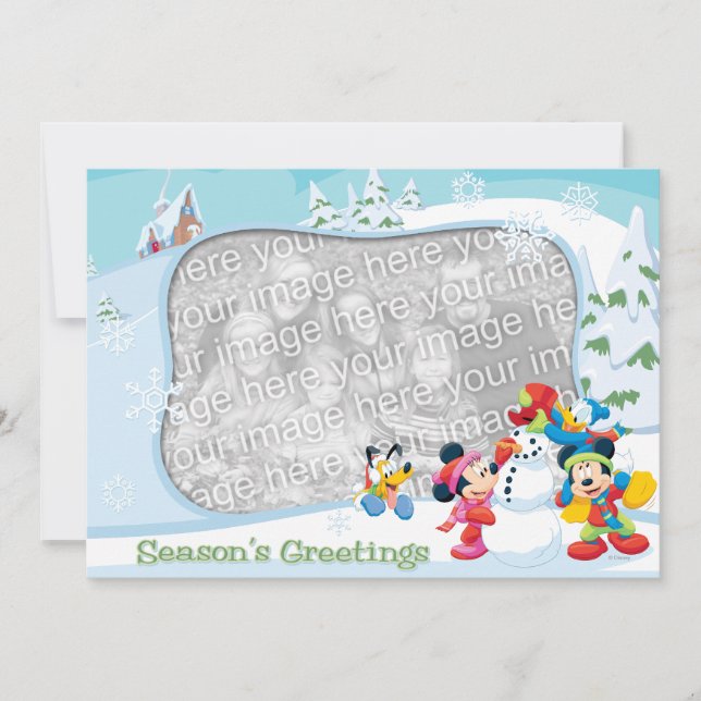 Mickey and Friends: Season's Greetings Card (Front)