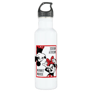 Mickey and Minnie   Cute Combo Design 710 Ml Water Bottle