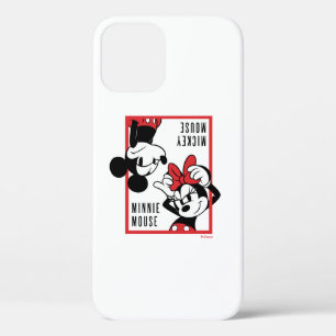 Mickey and Minnie   Cute Combo Design iPhone 12 Case