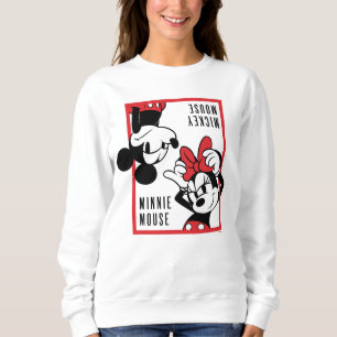 Mickey and Minnie Cute Combo Design Sweatshirt