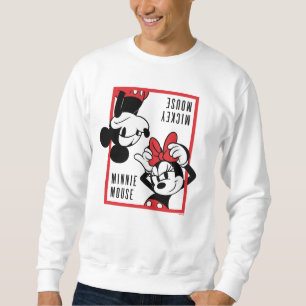 Mickey and Minnie Cute Combo Design Sweatshirt