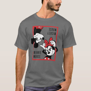 Mickey and Minnie   Cute Combo Design T-Shirt