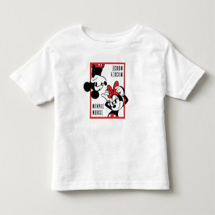 Mickey and Minnie   Cute Combo Design Toddler T-shirt
