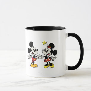 Mickey and Minnie Holding Hands Mug